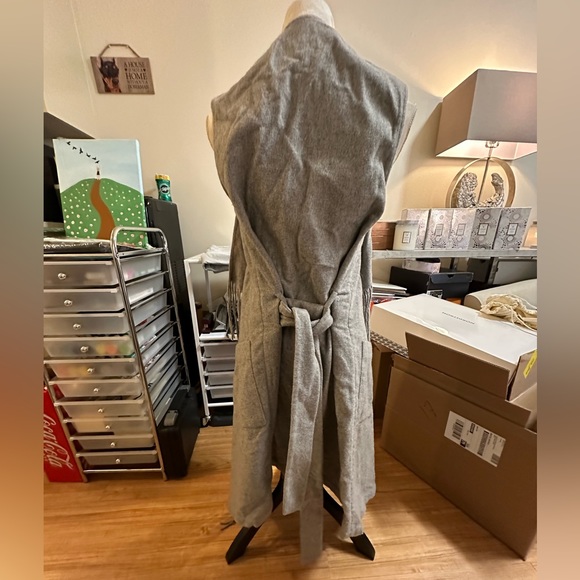 Sleeveless wool wrap Allsaints - Picture 4 of 10